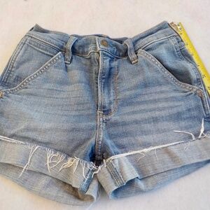 Hollister California Stretch High-Rise Denim Short 3" Size 0 w24